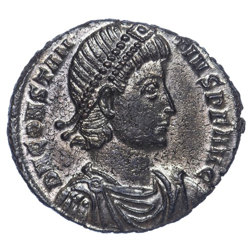Moneta romana costantino - moneta,