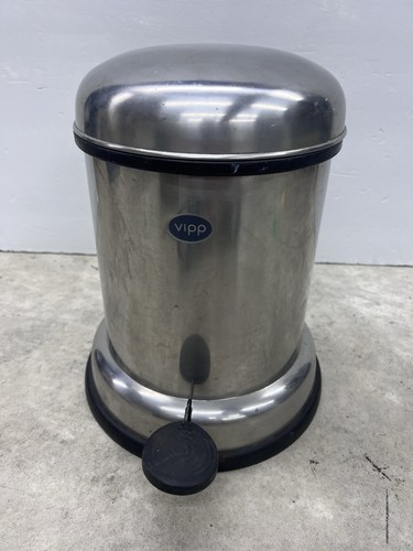 Pattumiera pedale inox vipp - a,