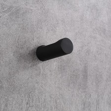  Gancio singolo in lega Appendiabiti nero e appendiabiti Ganci a muro per cucina