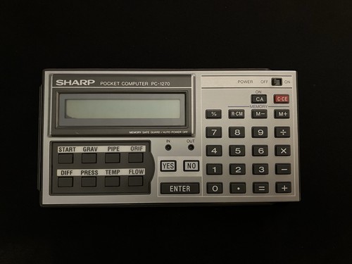 Sharp pocket computer - sharp,