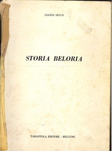 Storia beloria gianni secco - storia,
