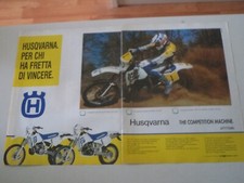 advertising Pubblicità 1990 MOTO HUSQVARNA WR 250 - TE 610