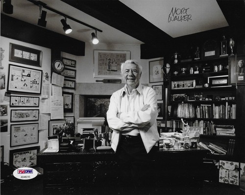 Foto firmata mort walker - mort,