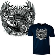 T-Shirt Auto Hot Rod