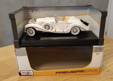 MAISTO- MERCEDES BENZ 500 K - Specialroadster Maharaja 1936 - 1:18 - White