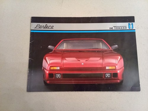 Tomaso pantera brochure - tomaso,