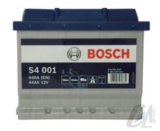 BATTERIA AUTO BOSCH SILVER S4 0010 44AH 440A 12V dimensioni 207x175x175 OPEL