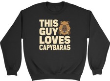 Felpa This Guy Loves Capybaras