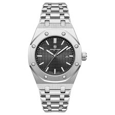 Orologio Uomo Acciaio e pelle