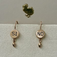 Dodo Pomellato Orecchini Monachella Oro Rosa Si E No Rari Unisex Fuori Produzion