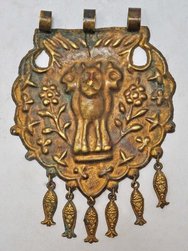 Antico ottone cavallo - cavallo, gioielli
