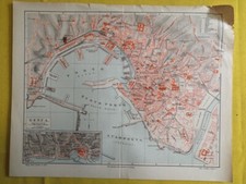1885 - Genova Italia - Mappa