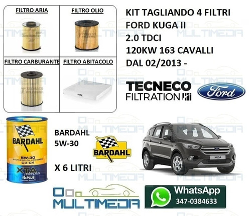 Kit tagliando filtri olio - kit,