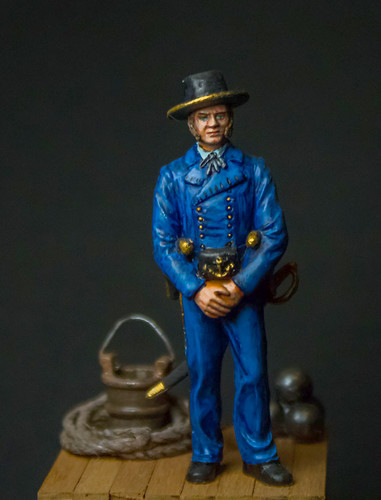 Soldier 54mm metal us - soldier, "us