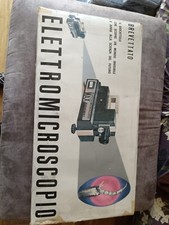 Elettromicroscopio Vintage Max M2 20000 Ingrandimenti I.G.C. Made In Italy