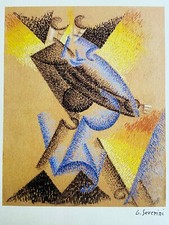Gino Severini Biennale di Venezia 1968 COA numerata a mano -Umberto Boccioni