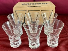 CAMPARI - 6 Bicchieri con scatola - Vintage