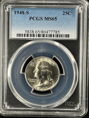 1948 25c washington quarto - 25c,