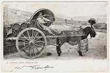 ROMA - COSTUMI ROMANI - CARRO DEL VINO
