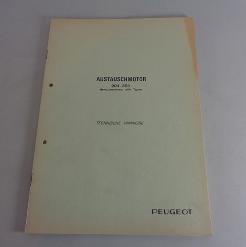 Workshop manual peugeot - workshop,