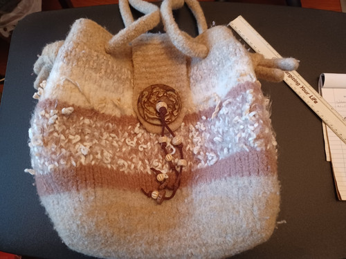 Borsa tracolla feltro di - borsa, in