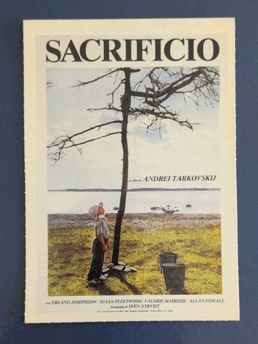 Cartolina film sacrificio - film,