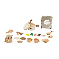 22 pezzi Set di attrezzi da campeggio per bambini Gioco di finzione Falò per