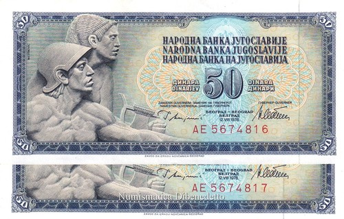 Jugoslavia lotto banconote - jugoslavia,,