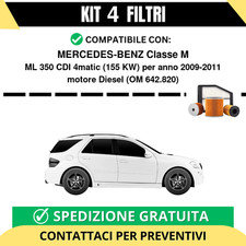 Kit 4 Filtri Tagliando per