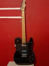 Chitarra elettrica Squier Fender Telecaster Custom nera