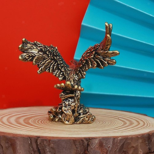 Statua aquila ottone - statua,