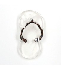 White Crystal Flip-Flop Sandal