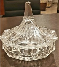 Delizioso Porta Caramelle, Bon Bon, Confetti In Vetro Lavorato