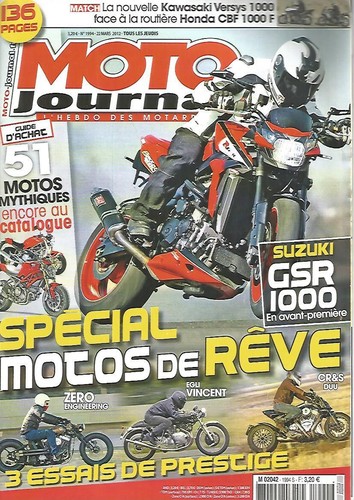 Moto journal 1994 zero - n°1994,