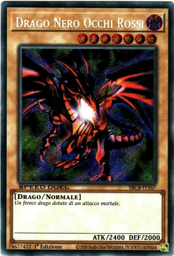 Yugioh sbcb it167 drago nero - yugioh, sbcb-it167