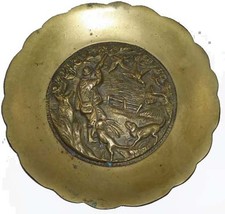 Piatto in fusione di bronzo