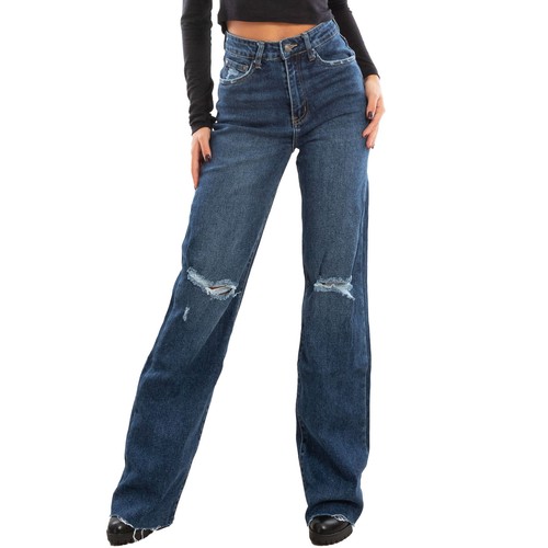 Jeans donna pantaloni palazzo - donna,