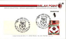 Busta Primo Giorno Milan campione d'Italia 1987-88 logo Juventus