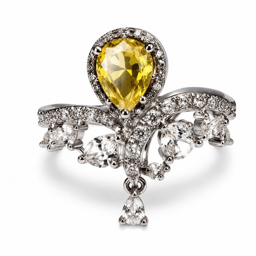 Elegante anello regolabile con - elegante,