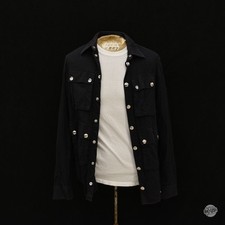Givenchy Metallic Button Long