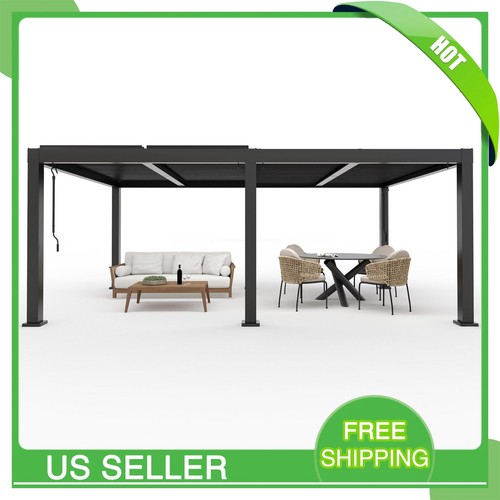 12x20ft louvered pergola - 12x20ft,