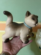 Thun Gatto Siamese Medio Fuori Produzione Con Scatole Originale ,h.cm 16 Vintage