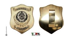 Placca da Portafoglio Guardia Giurata G.P.G  I.P.S Nuova Placca Guardie Giurate