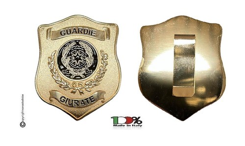 Placca portafoglio guardia - placca,