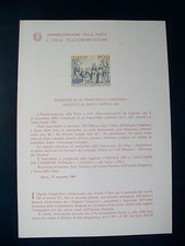 BOLLETTINO ILLUSTRATIVO 1981