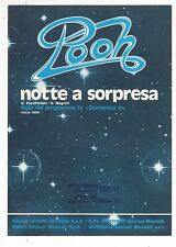 Spartito I POOH Notte a