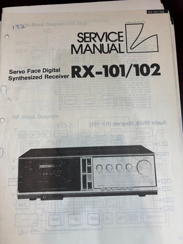 Orig luxman 101 rx 102 - orig., rx-101
