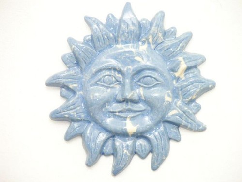 Sole ceramica 28x28 cm - sole, in