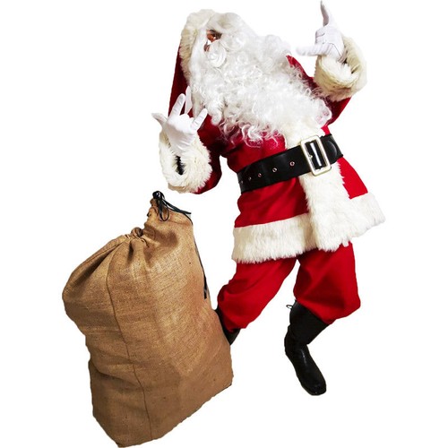 Costume babbo natale lusso - costume, da
