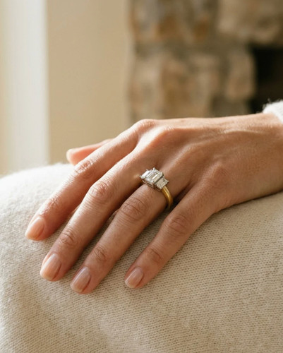 Anello fidanzamento oro - anello, di